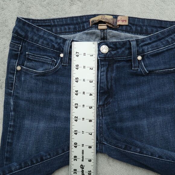 Paige Jeans Women's Size 28 Blue Low-Rise Verdugo Jegging Denim Pants 28" Inseam - Picture 6 of 15